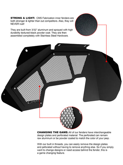 JK (2007-2017) Front Inner Fenders