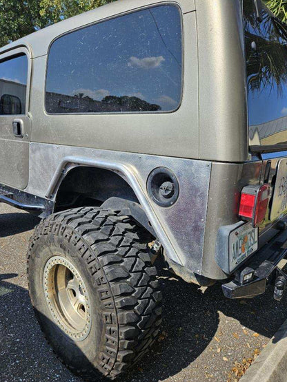 TJ / LJ (1997-2006) Rear Quarter Armor (With Bolt On Tube Option)